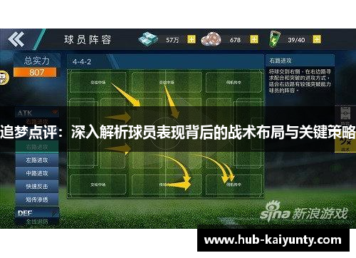 追梦点评:深入解析球员表现背后的战术布局与关键策略 追梦点评:深入解析球员表现背后的战术布局与关键策略